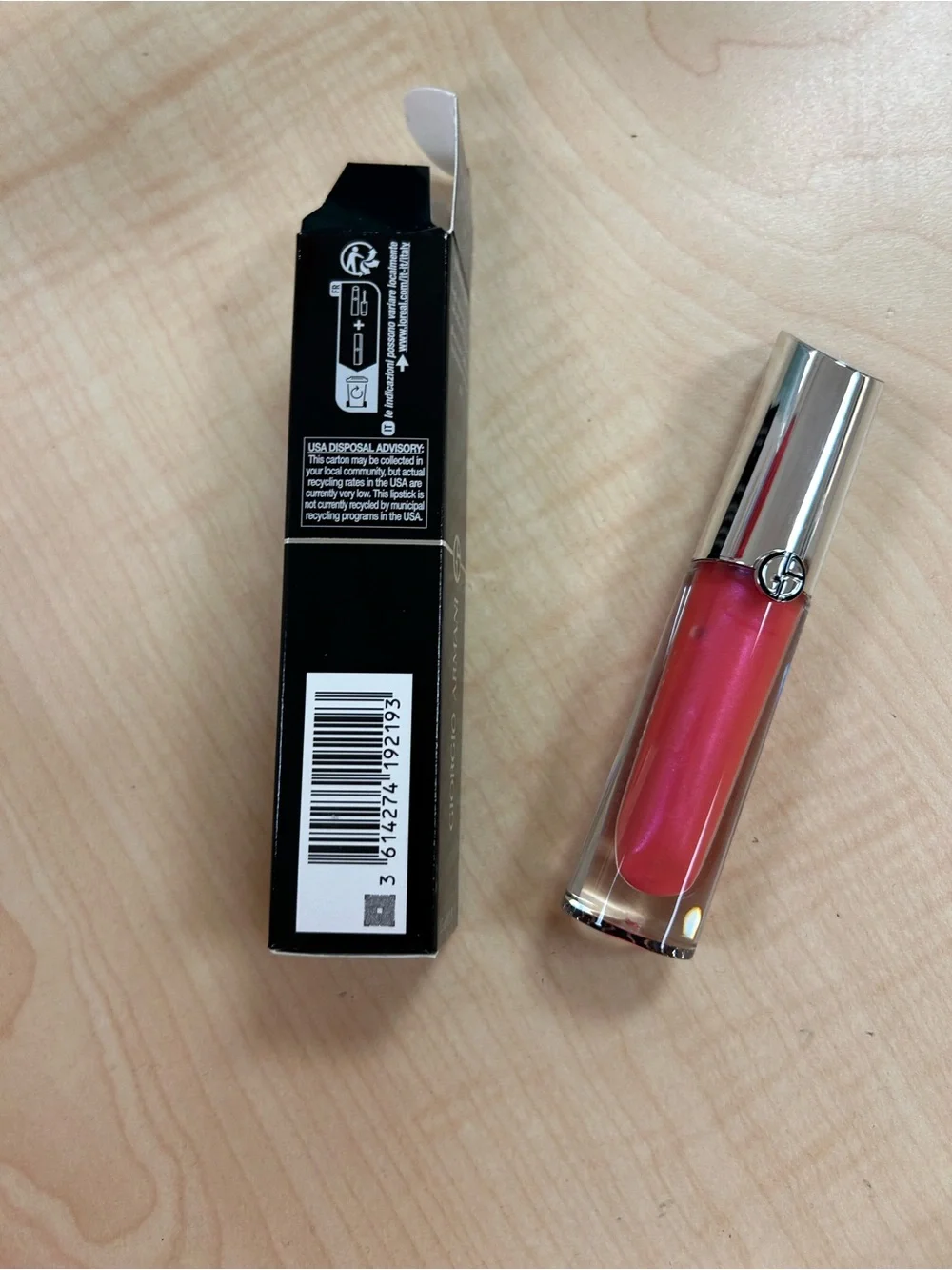 GIORGIO ARMANI PRISMA GLASS #09 SORBET BEAM 3.5ml .11fl oz HIGH SHINE LIP GLOSS